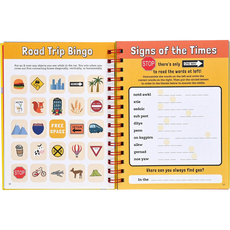 Road Trip Activity Quest Book