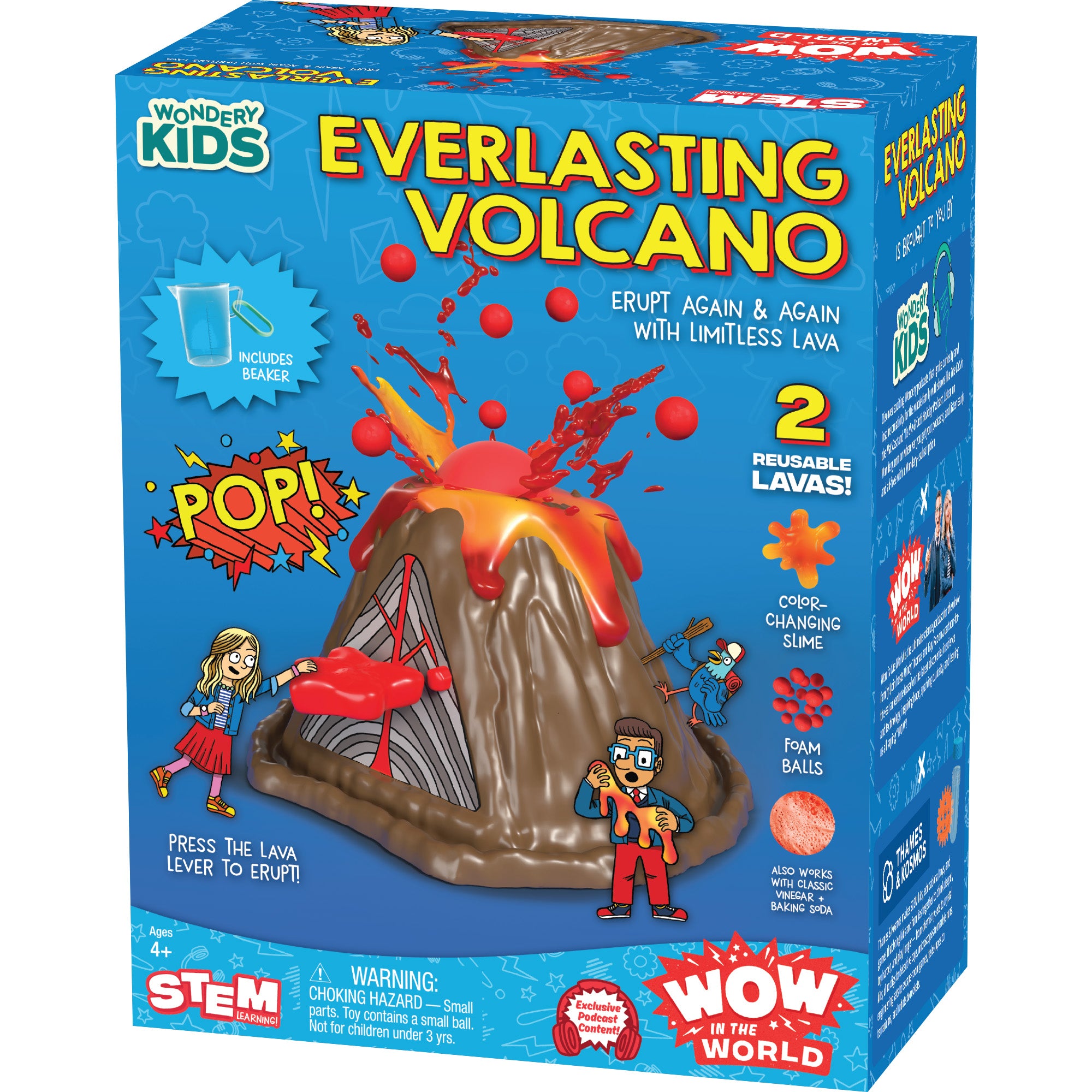Volcanic 　伊語版 Wow In The World | Everlasting Volcano 545001 | CR Toys