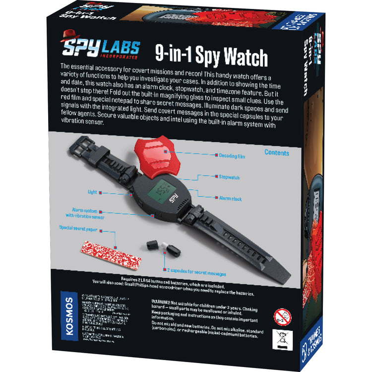 Spy Labs | 9-In-1 Spy Watch 548018