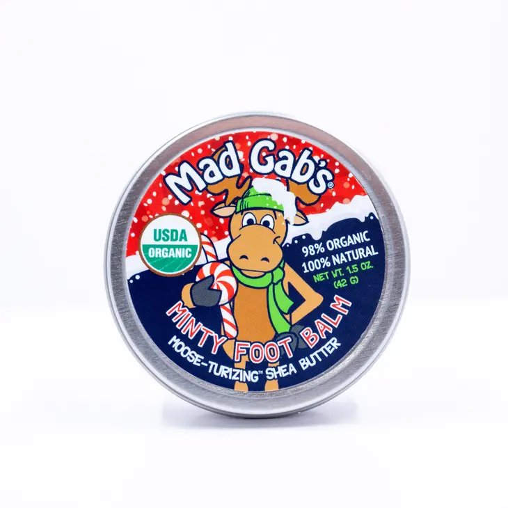 Organic Holiday Moose Minty Foot Balm