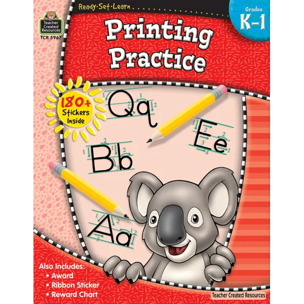 Teacher Created Resources | K - 1 | Printing Practice - 1