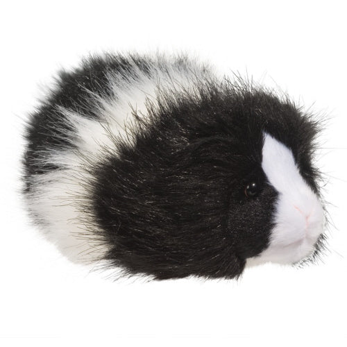 Angora Blk/Wht Guinea Pig Stuffed Animal