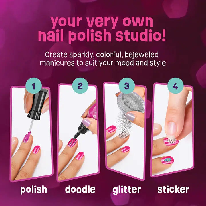 Nail Art Studio For Girls | Nail Polish Kit | 8+ - 2