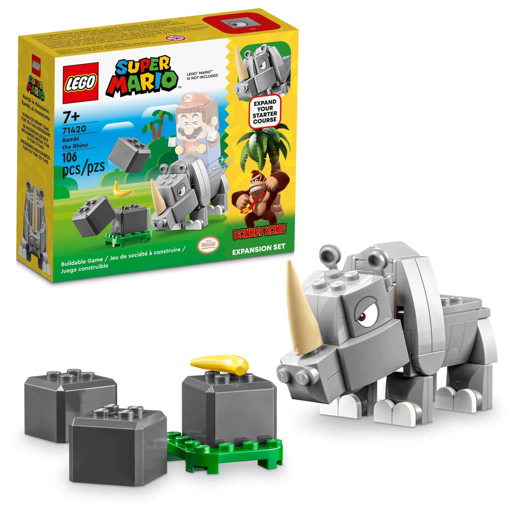 Lego Super Mario Rambi The Rhino Expansion CR Toys