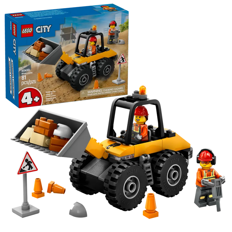 Lego City | Yellow Construction Wheel Loader for Ages 4+