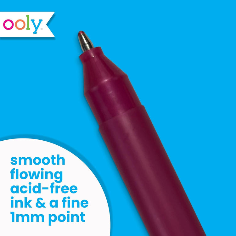 Color Sheen Metallic Gel Pens - Set Of 12 132-151