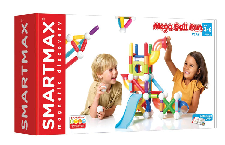 Smartmax | Mega Ball Run 71 PCS | 3 - 6 Years - 1