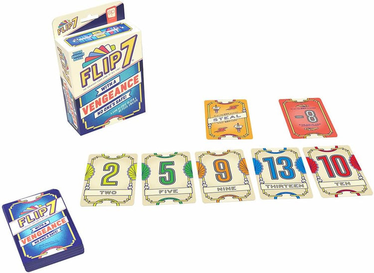 Flip 7 With A Vengeance Card Game 8+ - 4