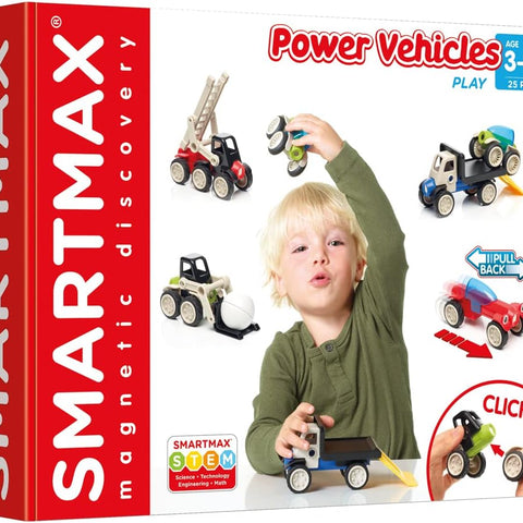 Smartmax | Power Vehicles 25 PCS | 3 - 6 Years - 1