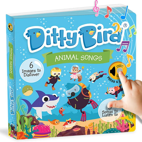 Ditty Bird | Book Animal Songs Baby Shark 1+ - 1