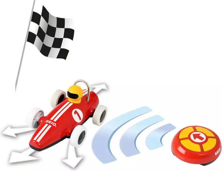 BRIO Remote Control Race Car Red 2+ - 4