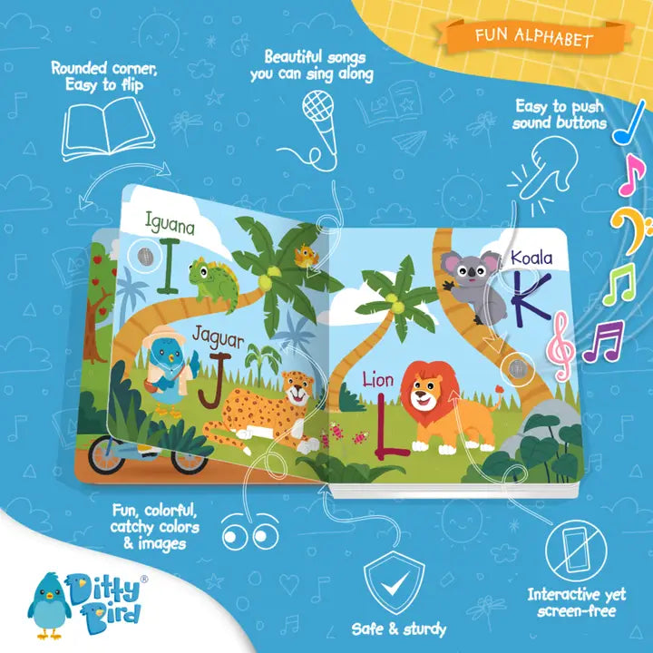 Ditty Bird | Fun Alphabet Abc Song Board Book