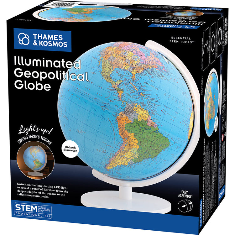 Globe | Illuminated Geopolitical 6+ - CR Toys
