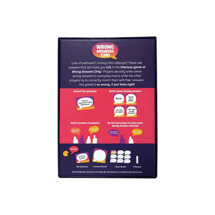 Wrong Answers Only | Group Game | Ages 14+