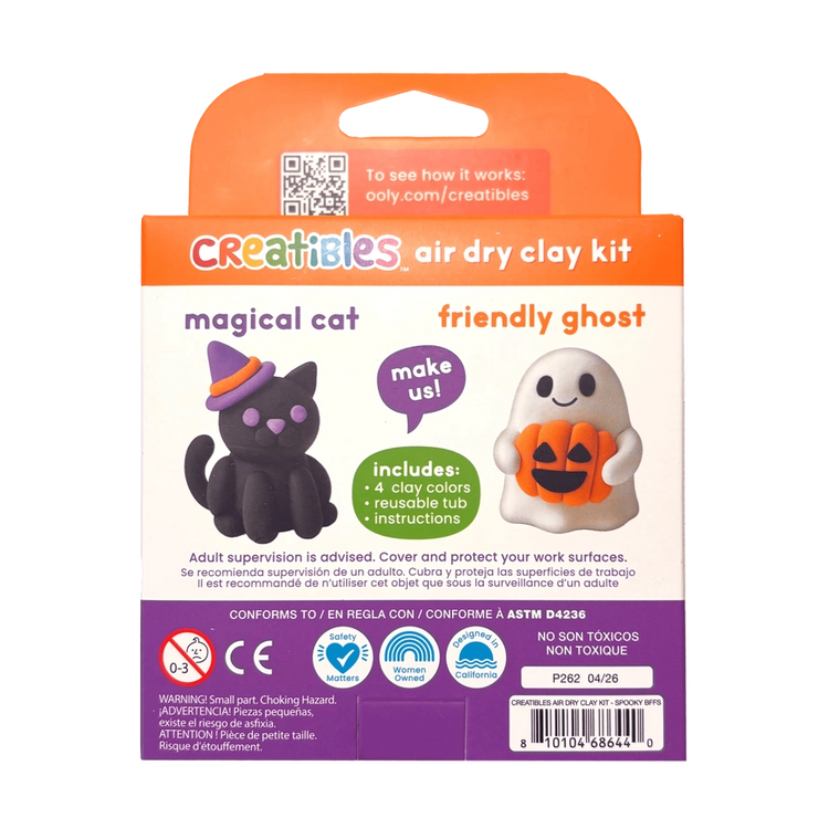 Creatibles | Spooky BFFs Air-Dry Clay Kit 6+ - 5