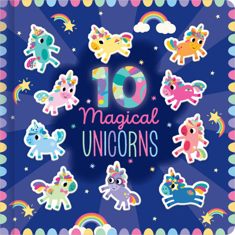 10 Magical Unicorns Board Book - CR Toys