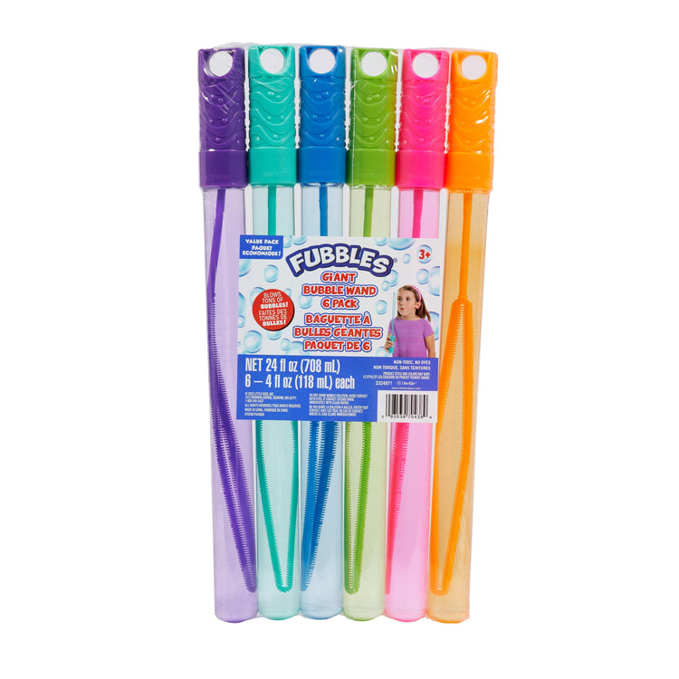 Fubbles | Giant Bubble Wand 4oz 6-Pack 70438