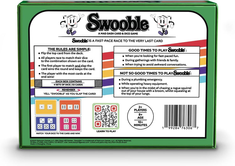 Swooble Card Game | Ages 8+ - 2