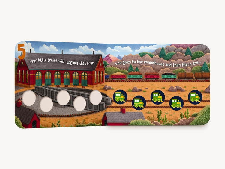 Ten Little | Trains Board Book - 4