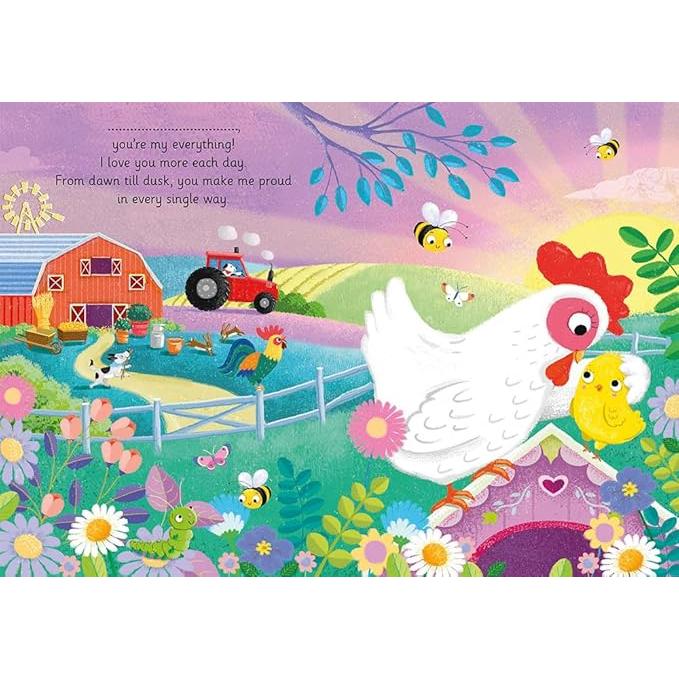 Granddaughter I Love You, A Bushel And A Peck Hard Cover Book