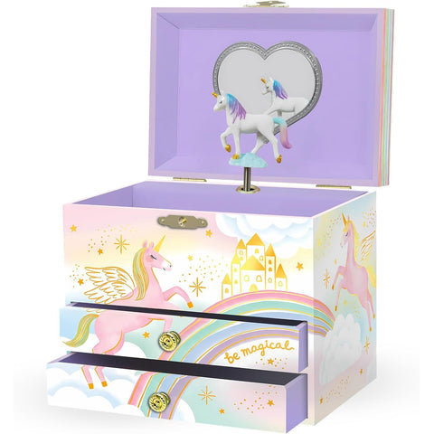 Unicorn Musical Jewelry Box 2-Drawer 3+ - 1