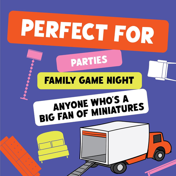 Exploding Kittens | Giants Moving Tiny Furniture Party Game | Ages 7+ - 9