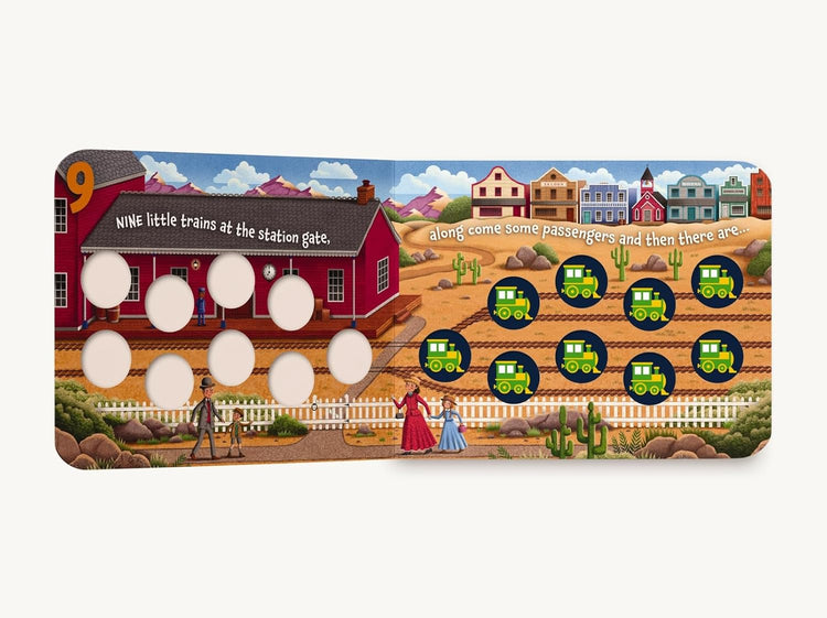 Ten Little | Trains Board Book - 3