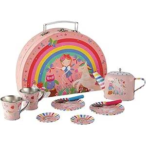 My Tin Tea Set - 10 pc Rainbow Fairy 3+