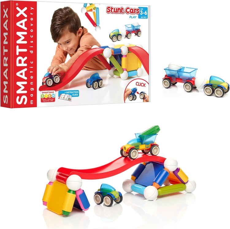 Smartmax | Stunt Cars 46 PCS | 3 - 6 Years - 3