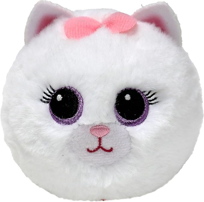 Ty Beanie Bouncer Ball | Purdy Cat White - 2
