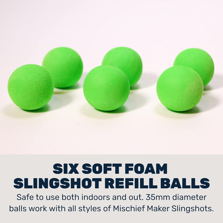 Mischief Maker Slingshot Ball Refill | Green 4+ - 3