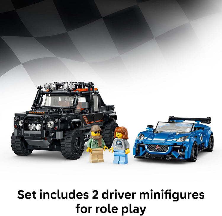 Lego Speed Champions | Jaguar Project 7 & Land Rover Defender 740 pcs 10+ - 6