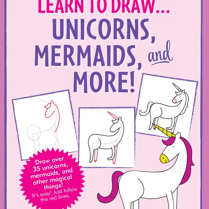 Learn To Draw | Unicorns, Mermaids & More Activity Book