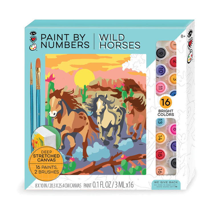 Paint By Number | Wild Horses 8+