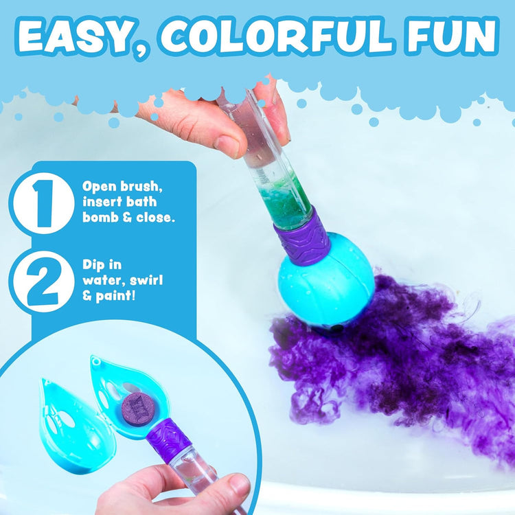 Tub Works | Bath Color Brush | Kids Bath | 3+ - 4