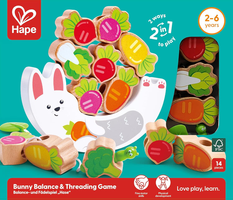 Bunny Balance & Threading Game Ages 2+ - 1
