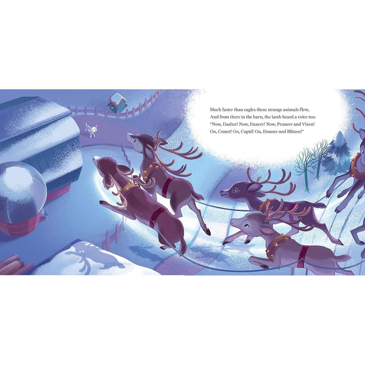 'Twas The Night Before Christmas On The Farm Hardcover