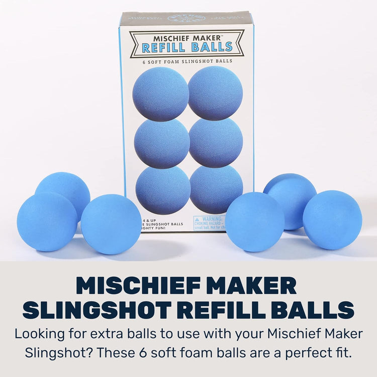 Mischief Maker Slingshot Ball Refill | Blue 4+ - 3