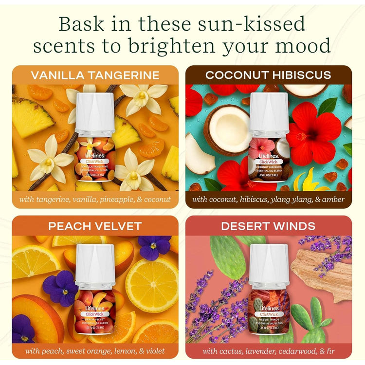 Lifeline | Clickwick | 4 Pack Sunkissed Escape