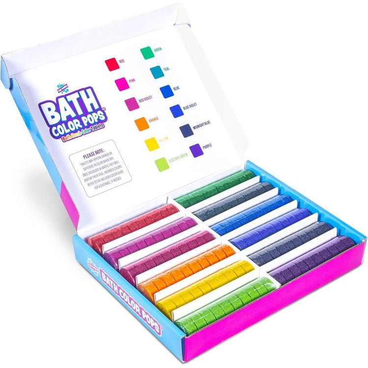 Tub Works | Bath Color Pops | Moisturizing Kids Bath Bombs | 120 Count | Ages 3+ - 6