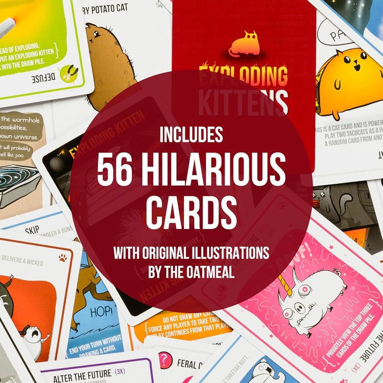 Exploding Kittens | Board Game Ages 7+