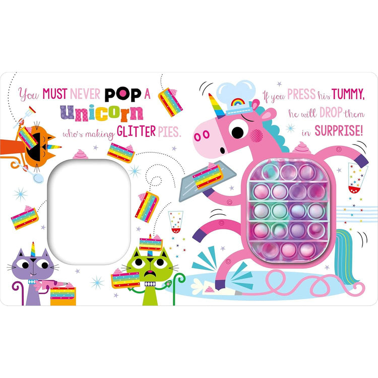 Never Pop A Unicorn! Popping Board Book