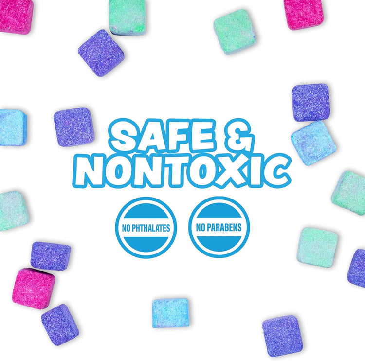 Tub Works | Lil' Bursts | Mini Bath Bombs For Kids | 90 Count | Gumdrop | Ages 3+ - 4