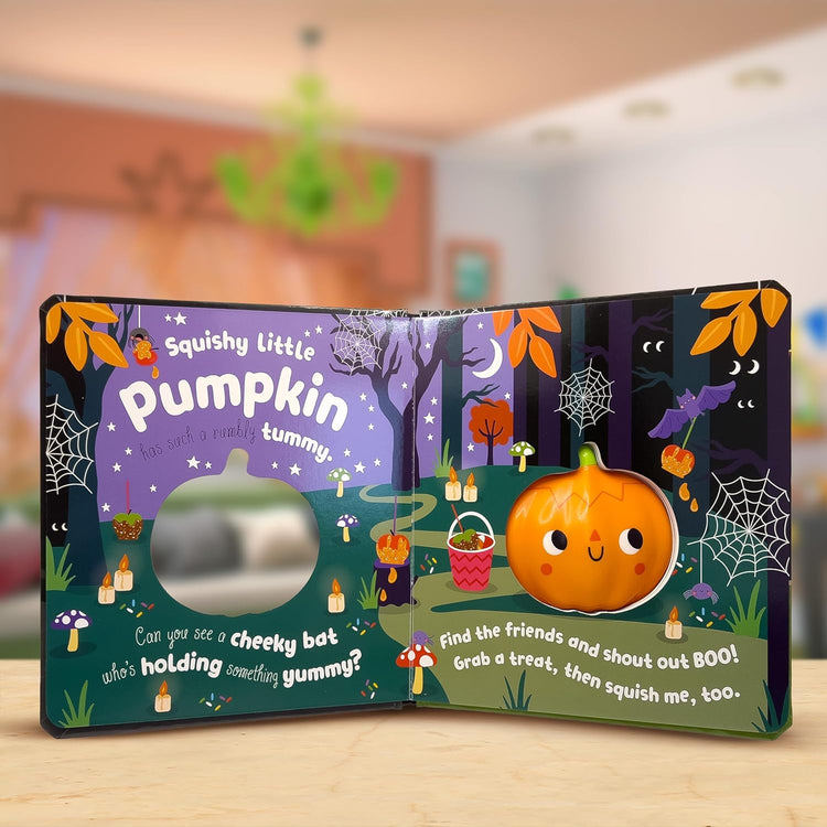 Squish N Squeeze Pumpkin Board Book 1+