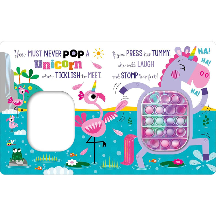 Never Pop A Unicorn! Popping Board Book