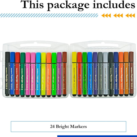 Magic Stix Markers 24 Pack Last 7 Days Without Drying Out
