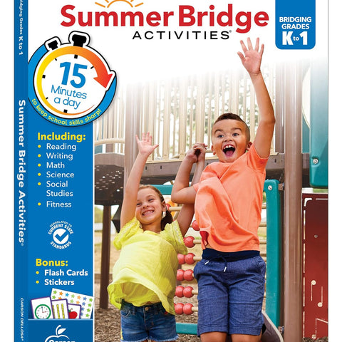 Summer Bridge Kindergarten going into 1st Grade Workbook