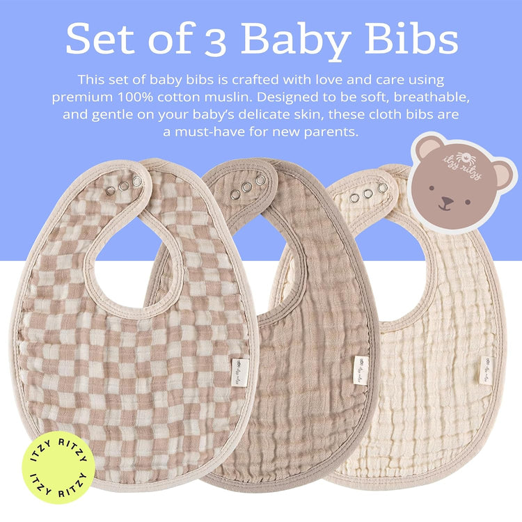 Itzy Bibs | Check Yes! 3 Pack - 2