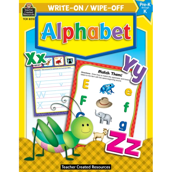 Write-On/Wipe-Off Book | Alphabet - CR Toys