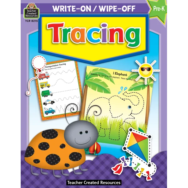 Write-On/Wipe-Off Book | Tracing - CR Toys
